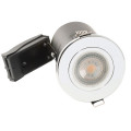Luceco Fire Rated Downlight Fixed-Polished Chrome